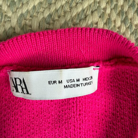 ZARA BUTTON KNIT CARDIGAN - Picture 3 of 3